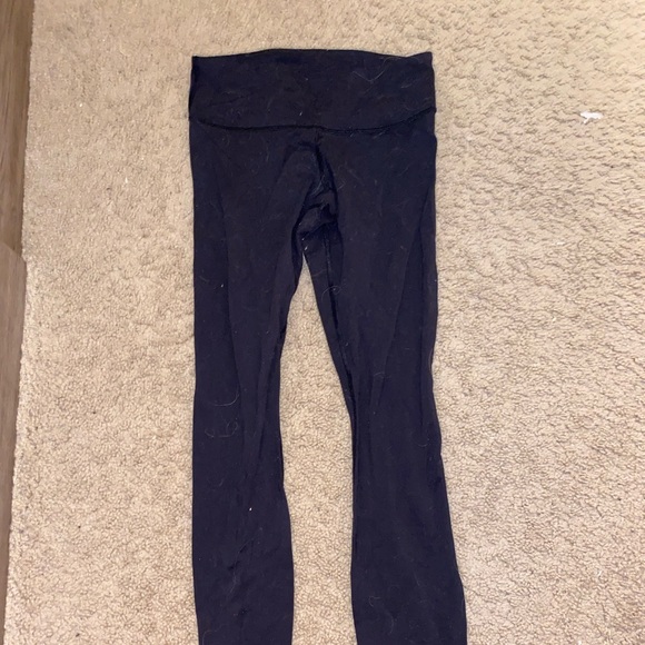 LULULEMON Wunder Under leggings black sz 4 - Picture 2 of 2